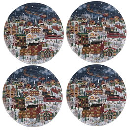 Hermia Set de 4 Salvamanteles Individuales Multicolor